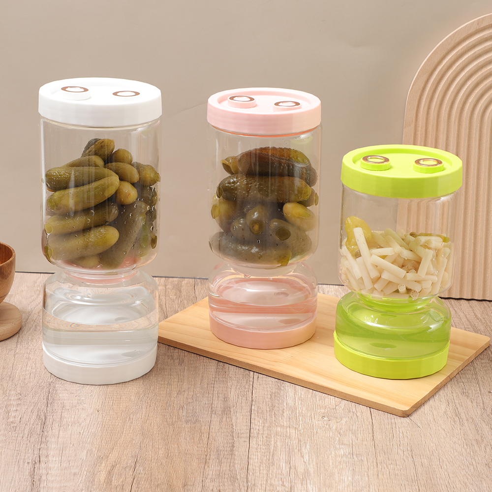 二つ蓋ピクルス瓶