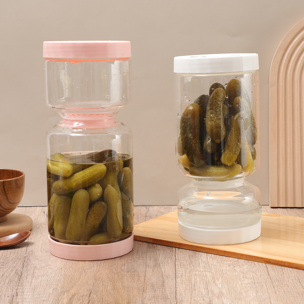 二つ蓋ピクルス瓶