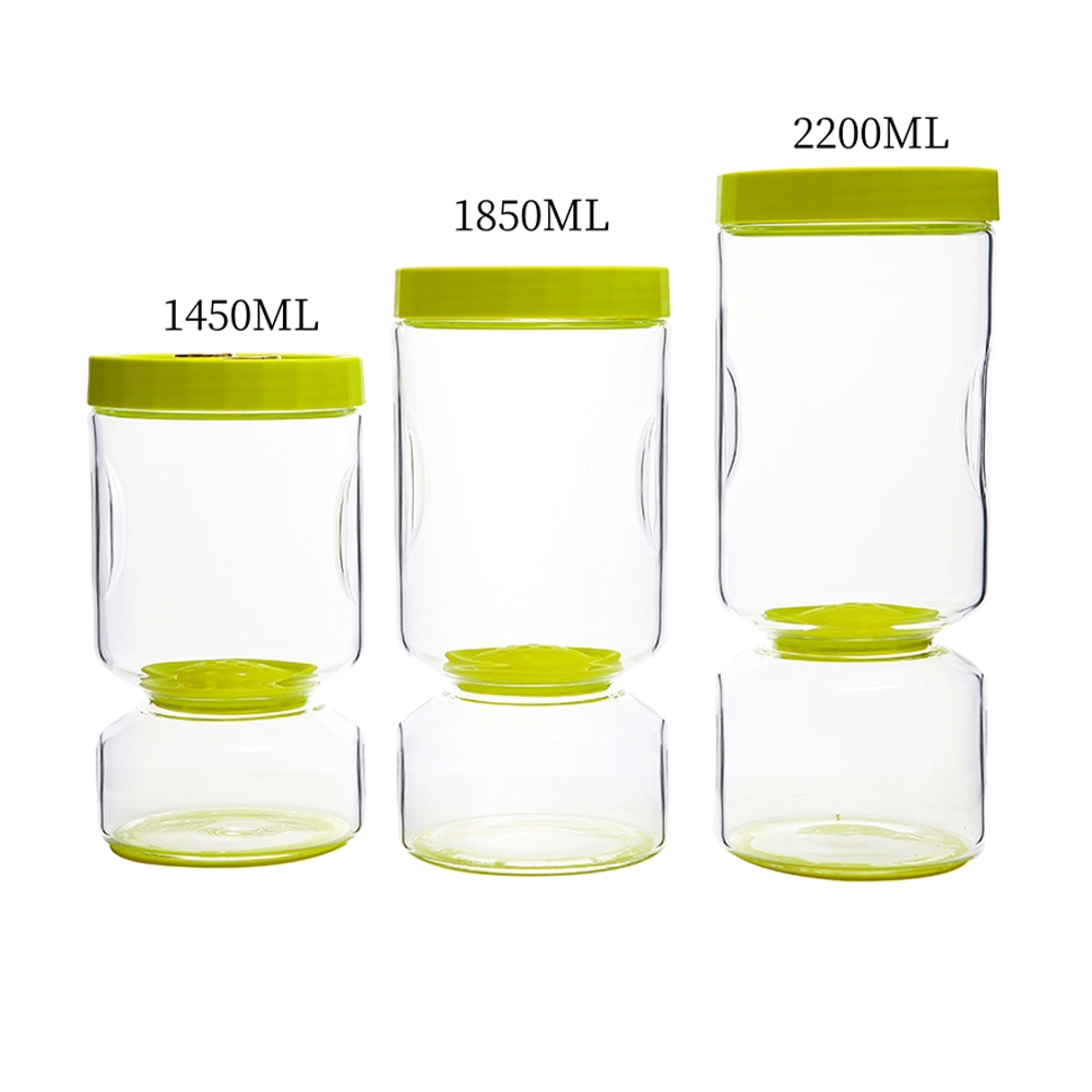 溝ハンドル付きピクルス瓶