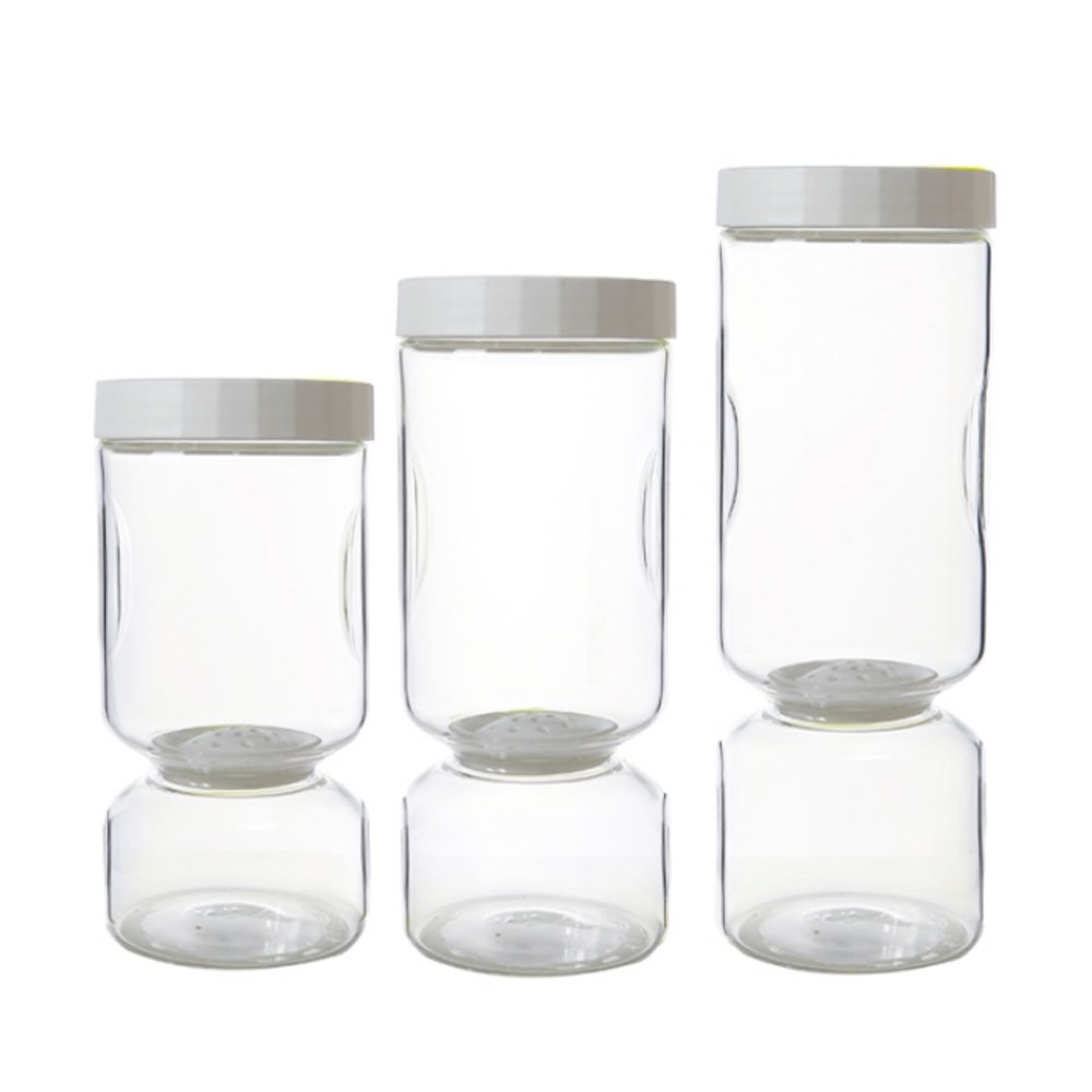 溝ハンドル付きピクルス瓶